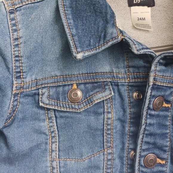 Baby B'Gosh • Unisex Toddler Child Classic Medium-Wash Denim Jean Jacket - Picture 12 of 12